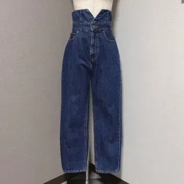 라그나문 하이웨스트 디자인 데님 팬츠