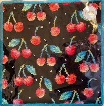 체리 도트 손수건