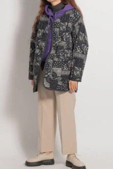 니코앤드 리버서블 퀼팅 자켓