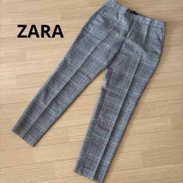 ZARA 그레이 계열 체크 슬랙스 S 사이즈