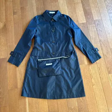 MACKINTOSH 필로소피 네이비 트렌치코트 수납 파우치 포함