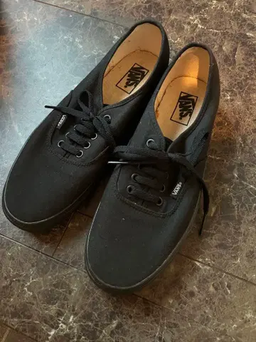 VANS Authentic 오센틱 블랙/블랙 28.5cm