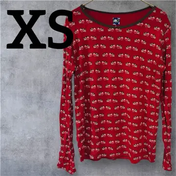 새상품급 KP [XS] 핑크 긴팔 T셔츠 COW 디자인 소