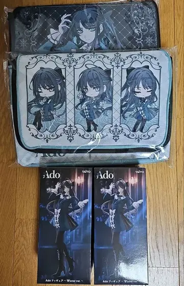 ado 피규어 2점, 수납 Box 2종