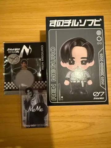 SnowMan 2025-2026 ON 메구로 렌 굿즈 소프트 비닐 스티커