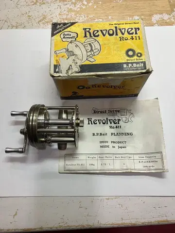 올드 버스 폰드 리볼버 411 새상품급 중고 박스 포함 올드 BP 베이트
