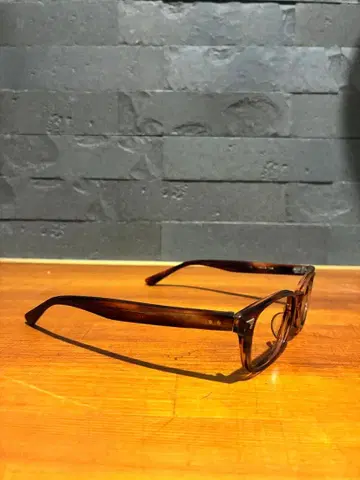 bj classic 붉은 기가 강한 브라운 플라스틱 프레임 안경