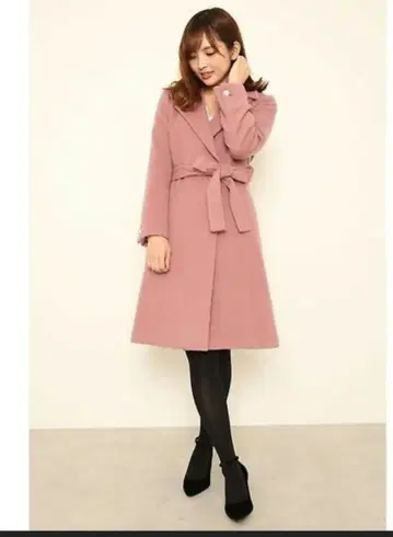 PROPORTION BODY DRESSING 가운 체스터 코트 핑크