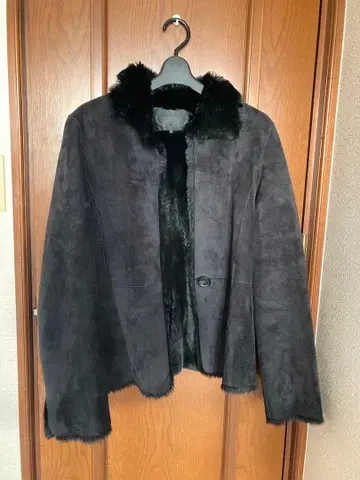 UNTITLED 스웨이드풍 하프 코트