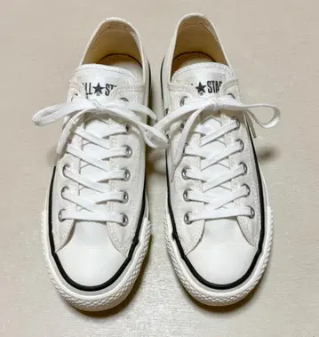 컨버스 일본제 올스타 J 화이트 OX 24.5cm