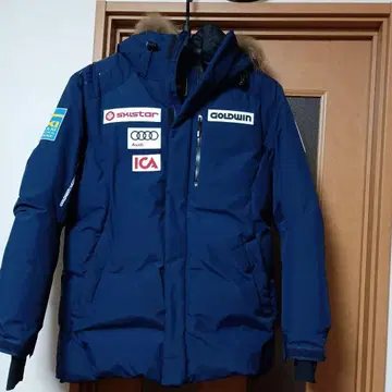 GOLDWIN 남성용 다운 자켓 후드 부착