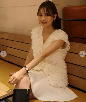 Aimein 루프 니트 베스트 오프