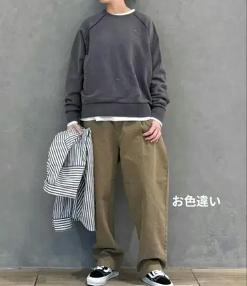 빈티지 해링본 밀리터리 턱 팬츠 네이비