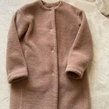 BARNYARDSTORM 플리스 롱 코트 베이지