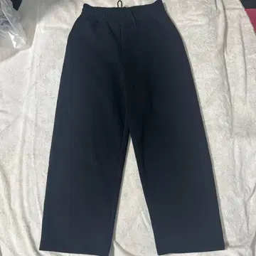 UNIQLO C 맨투맨 와이드 팬츠 블랙 M