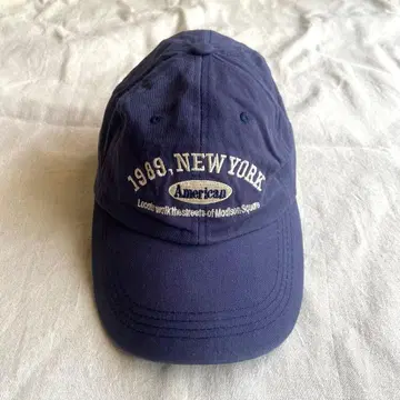 90s USA 뉴욕 캡 자수 로고 구제 의류 빈티지