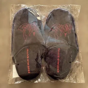 B'z LIVE-GYM2025 FYOP 룸 슬리퍼 레드 L