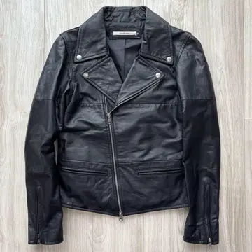 하드커버 더블 라이더 자켓 양가죽 블랙 S 하드 커버