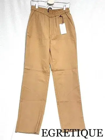 택 포함 새상품 EGRETIQUE 캐시미어 혼방 와이드 실루엣 이지 팬츠