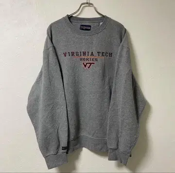 JANSPORTS 잔스포츠 그레이 버지니아 공과대학교 맨투맨 구제 의류
