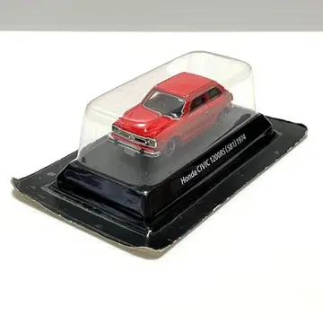 코나미 절판 명차 컬렉션 혼다 시빅 1200RS 1/64 오렌지