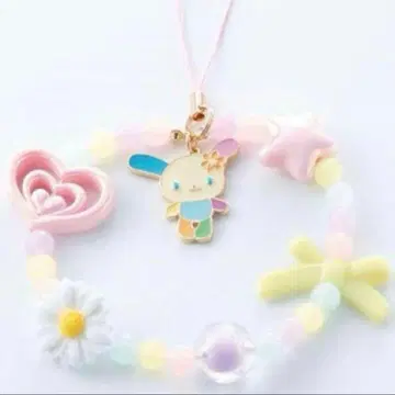 산리오 우사하나 참 스트랩