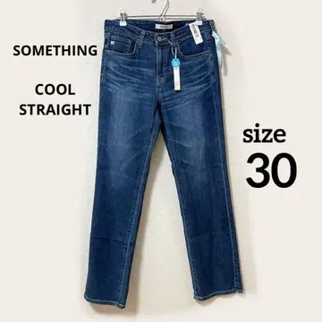 미사용 새상품 썸씽 COOL 스트레이트 데님 30