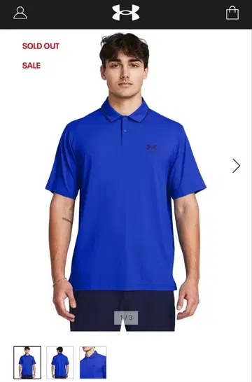 택 포함 새상품 언더아머 반팔 피케 셔츠 아이소 정가 9,900엔