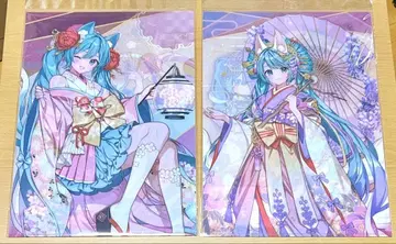 하츠네 미쿠 백귀야행 례연 클리어 파일 세트