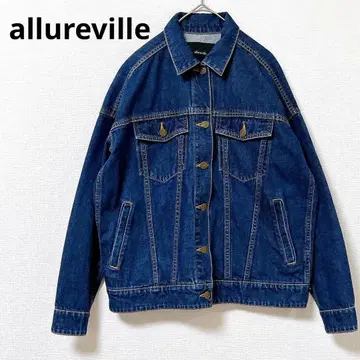 allureville 알아바일 데님 자켓 G 루즈핏