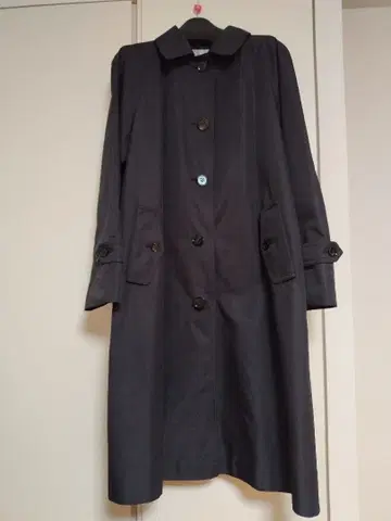 SANYO 블랙 롱 코트