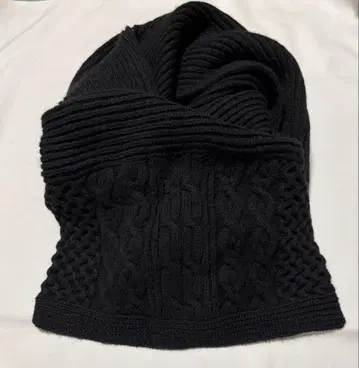 [suria] 울 케이블 짜임 머플러