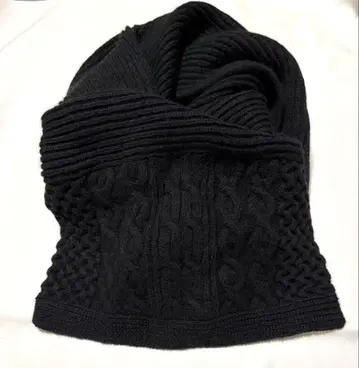 [suria] 울 케이블 짜임 머플러