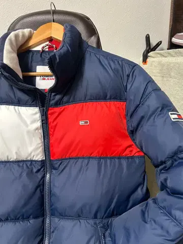 [ TOMMY JEANS ] 네이비 다운 자켓 S orM