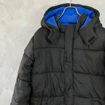 빈티지 자켓 충전솜 풀 집업 바이컬러 심플 무지 HD3