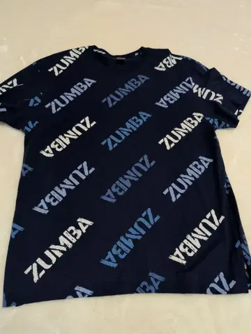 ZUMBA 반팔 티셔츠 네이비 Small