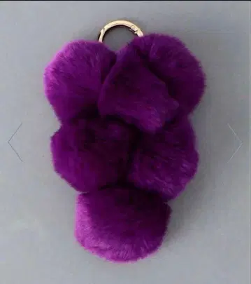 UNITED ARROWS 퍼 참 퍼플