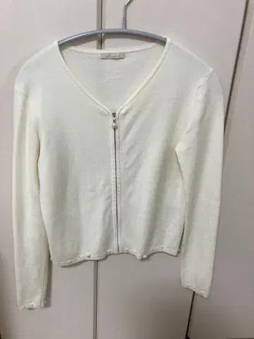 아베닐 에투알 펄 집업 니트 가디건 36