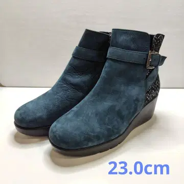 새상품급 뷰포트 사이드 지퍼 통굽 컴포트 숏부츠