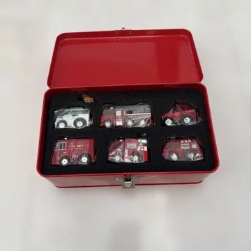 소방차 미니카 세트 케이스 포함