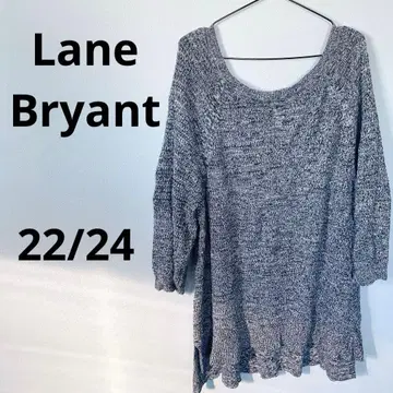 세련된 새상품급 Lane Bryant 그레이 니트 스웨터 22/24