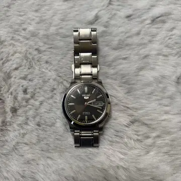 세이코 자동 와인딩 손목시계 블랙