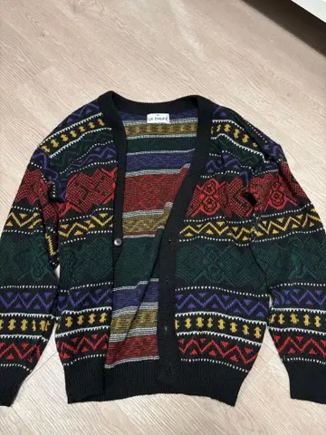 LE TIGRE 가디건 에스닉 자카드 패턴