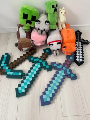 마인크래프트 묶음 판매 봉제 인형 묶음 판매 검 묶음 판매