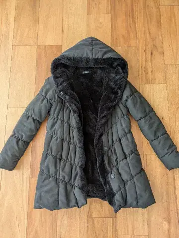 듀라스 아우터 블랙 보아 후드 프리 사이즈