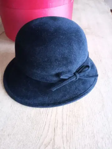 Alps 블랙 펠트 햇 리본 포함