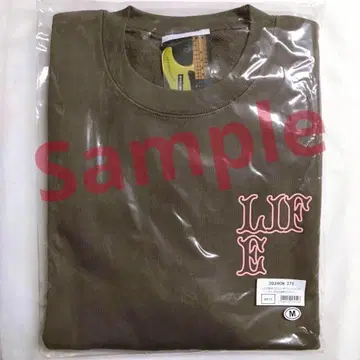 미개봉 새상품 오자와 켄지 LIFE 얇은 소재 맨투맨 차콜 M 사이즈