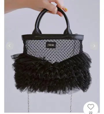 FURFUR 튜튜백 블랙