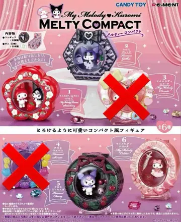 마이멜로디 멜티 컴팩트 박스 상품 전 6종류
