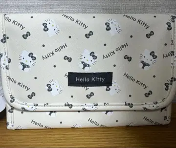 새상품 키티 hello kitty 모노톤 수첩 파우치 통장 멀티 카드